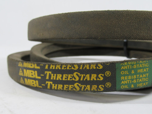 MBL Three Stars B-58 Replacement V-Belt Top Width 5/8" Depth 1/2" 21"Dia ! NOP !