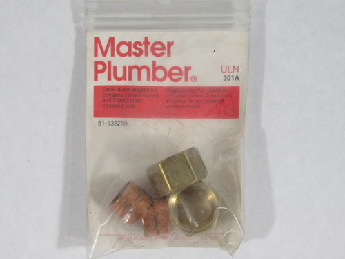 Master Plumber 301A Deck Faucet Adapter Kit ! NWB !