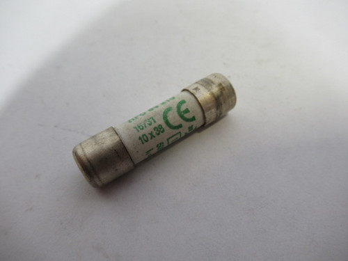 Gould 16731 Miniature Slow Blow Fuse 10x38mm 10A 500VAC USED