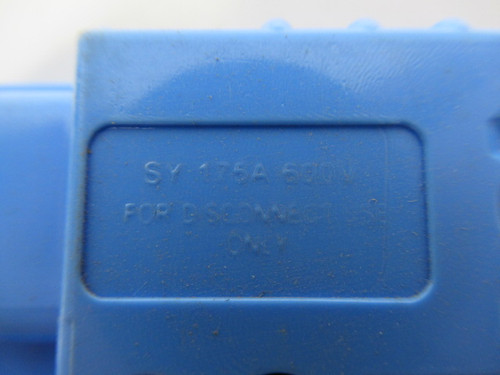 SMH SY-175 Blue Battery Connector 600V 175A HOUSING ONLY USED