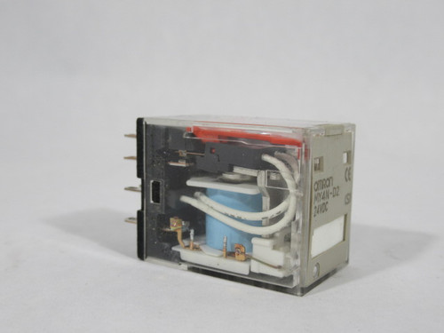 Omron MY4N-D2 24VDC (S) Plug In Relay 24Vdc 5A 14 Blade USED