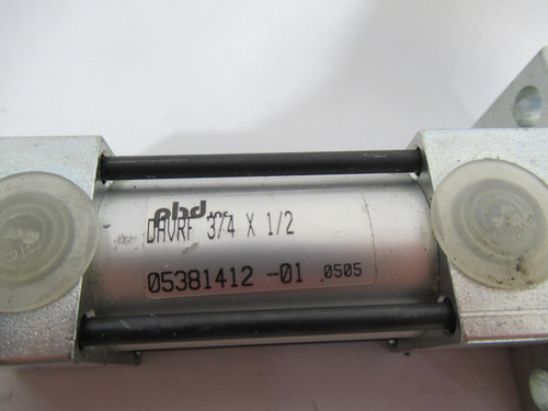 PHD DAVRF-3/4x1/2 Double Rod Pneumatic Cylinder 3/4" Bore 1/2" Stroke USED
