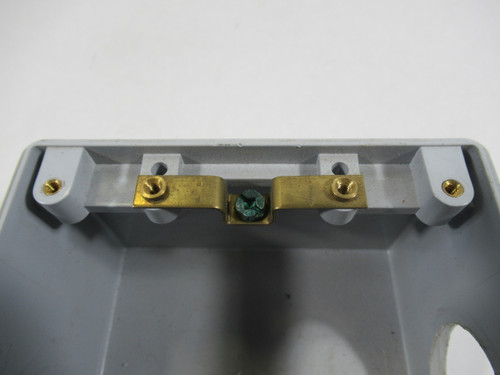 Scepter FD-2 2 Gang Deep PVC Box 4-3/4"x4-1/2"x3" USED