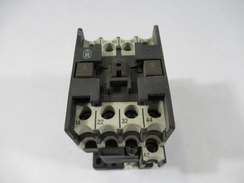 Klockner-Moeller DILR22 Contactor 500/600V 16A Coil 110/120V 50/60Hz USED