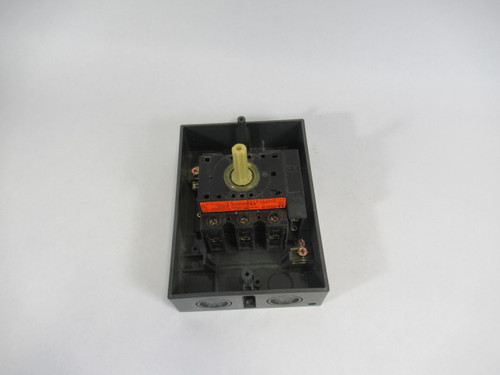 Moeller P3-63/1/SVB Disconnect Switch 63A 690VAC 3P *No Handle & Top* ! AS IS !