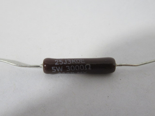 Ohmite 25J3K0E Wirewound Resistor 5W 3000Ohms USED