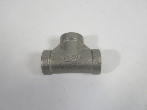 Generic 1/4-150 Tee Fitting 1/2"NPT USED