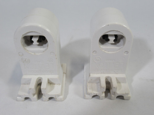Leviton 13465 Fluorescent Lamp Holder 660W 600V Lot of 2 USED