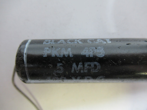 Cornell Dubilier PKM 4P5 Black Cat 5MFD 400VDC +10% Capacitor USED