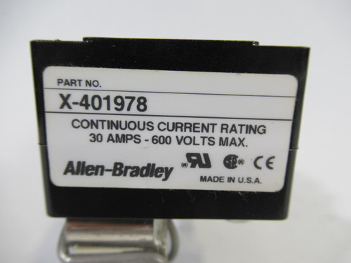 Allen-Bradley X-401978 Fuse Block For Disconnect Switch 30A 600V ! NOP !