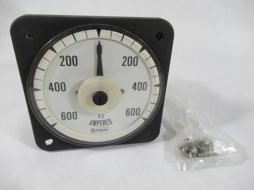 Crompton Instruments 077-05CA-EISU Panel Meter 600-0-600 DC Amps ! NEW !