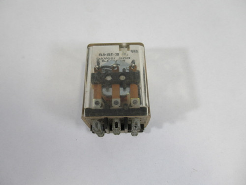 Reliance Electric 30E-1548 600434-6 11-Blade Plug In Relay Coil 120VAC USED