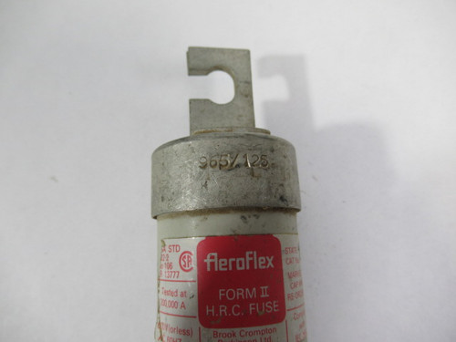 Aeroflex 965/125 H.R.C Fuse 125A 600V USED