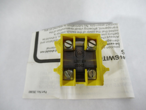 Crabtree 15042 Yellow Limit Switch Interior Block ! NOP !