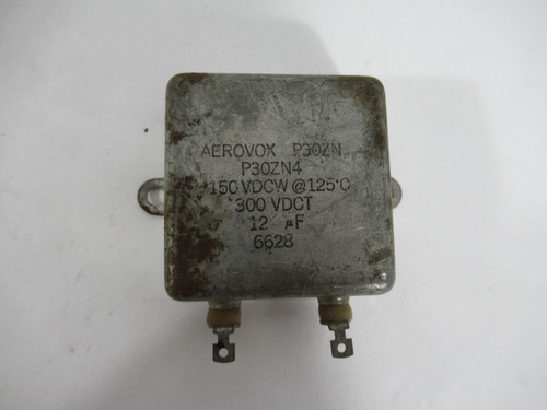 Aerovox P30ZN4 Capacitor 12 uF 150VDCW@125c 300VDCT USED