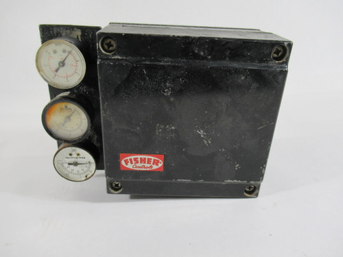 Fisher Controls 3582 Pneumatic Positioner 3-15PSI Range 20PSI Supply USED