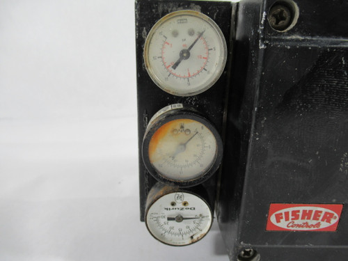 Fisher Controls 3582 Pneumatic Positioner 3-15PSI Range 20PSI Supply USED
