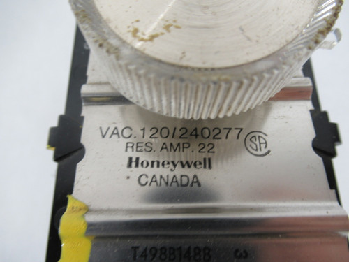 Honeywell T498B1488 Thermostat No Cover 120/240-277VAC 22Amp USED