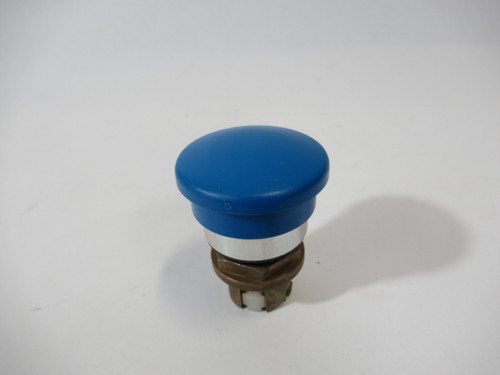 Allen-Bradley 800EM-M6 40mm Blue Mushroom Push Button USED