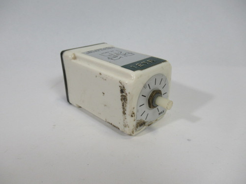 Agastat 9822B12A Time Delay Relay Broken Support Rod & Missing Knob USED