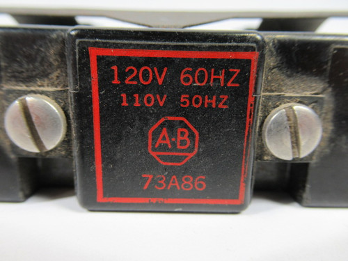 Allen-Bradley 73A86 Magnetic Coil 120V@60Hz 110V@50Hz USED