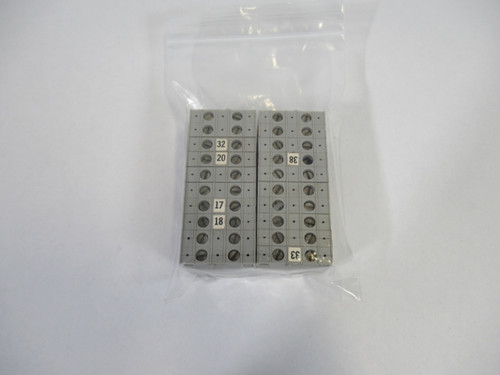 Phoenix Contact MBK10 1402018 Mini Feed Through Terminal Block Lot of 20 USED