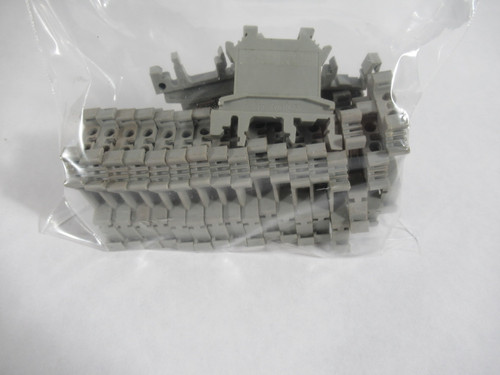 Phoenix Contact UK2.5 Terminal Block 750V 1.5mm Lot of 20 GREY USED