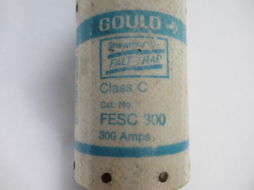 Gould FESC300 Fuse 300A 600VAC Class C USED