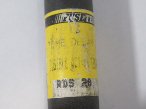 Fusetek RDS20 Time Delay Fuse 20A 600V USED