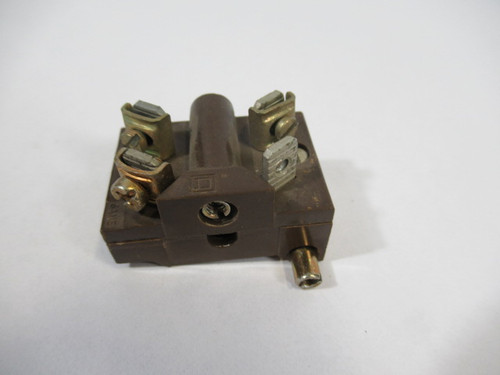 Square D 9001-KA2 Contact Block 600V Max USED