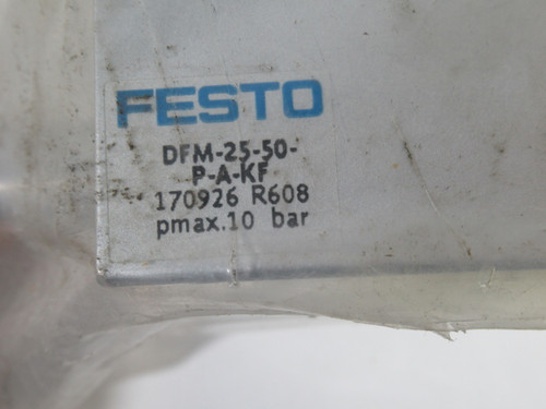 Festo 170926 DFM-25-50-PA-KF Guide Cylinder 25mm Bore 50mm Stroke ! NWB !