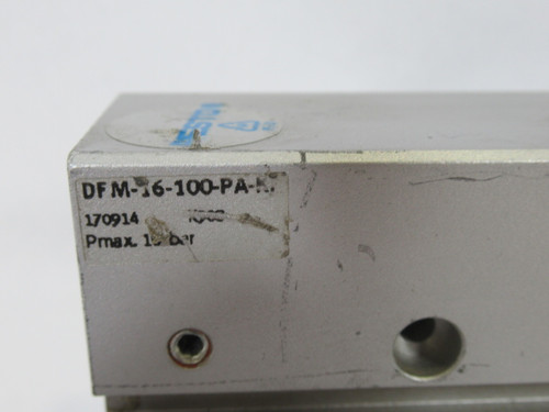 Festo 170914 DFM-16-100-PA-KF Guide Cylinder 16mm Bore 100mm Stroke USED