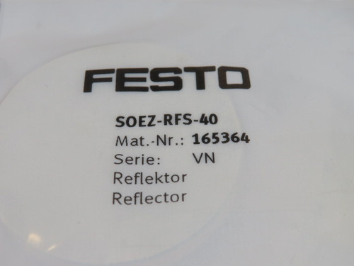 Festo 165364 SOEZ-RFS-40 Reflector Ser VN ! NWB !