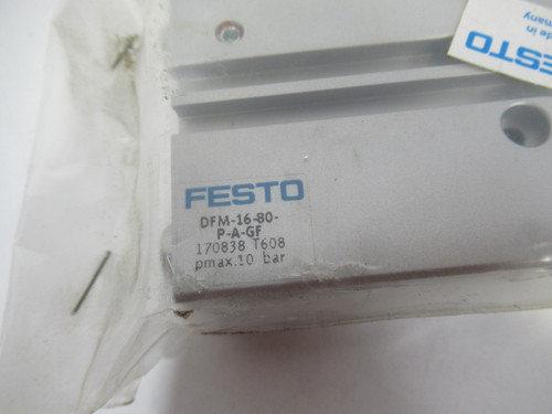 Festo 170838 DFM-16-80-P-A-GF Cylinder Guide Unit 16mm Bore 80mm Stroke  NWB