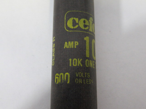 Cefco 10KOTS-10 One-Time Fuse 10A 600VAC USED