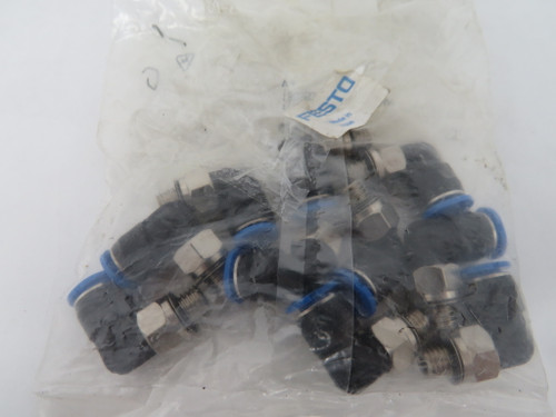 Festo QSML-M7-6 186353 Push-In L-Fitting M7 Thread 6mm Tube 10-Pk SHELF WEAR NWB