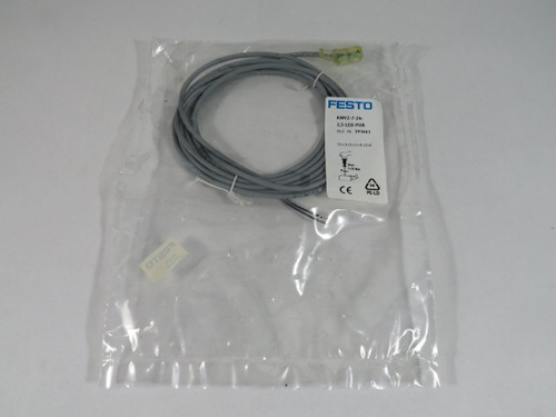 Festo 193683 KMYZ-7-24-2,5-LED-PUR Connecting Cable 24VDC ! NWB !