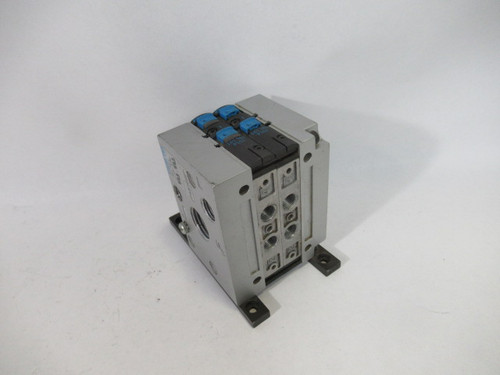 Festo 18210 CPV14-VI Pneumatic Valve Assembly C/W 162545 End Plate USED