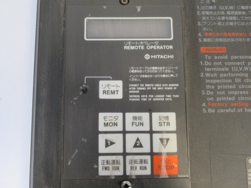 Hitachi HFC-VWA-8HB2 Transistor Inverter 3Ph 380-415/400V 13A 50Hz USED