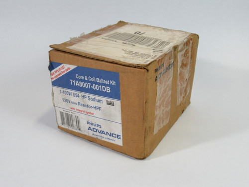 Philips Advance 71A8007-001DB Core & Coil Ballast Kit 1-100W S54 ! NEW !