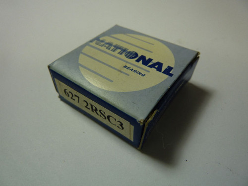 National Bearing 627-2RSC3 Ball Bearing ! NEW !