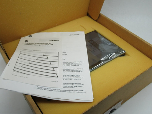 Allen-Bradley 1771-ALX Series A PLC-5 Local I/O Adapter Module 1.2A 5VDC NEW