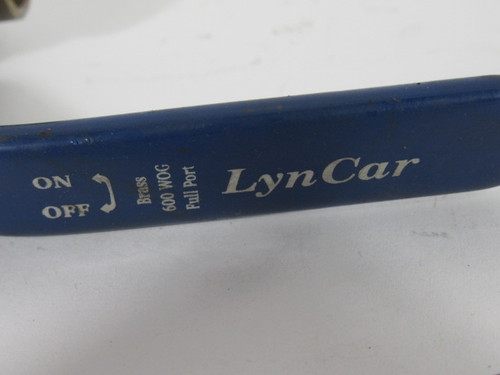 LynCar 807734LF Brass Ball Valve 3/4" 600WOG USED