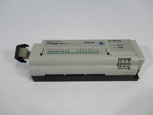Allen-Bradley 1791R-0B16P Compact Block I/O Ser D Rev A01 F/W Rev 2.001 USED