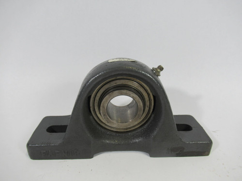 Fafnir RAKH-1-1/4 Pillow Block Ball Bearing Unit 1-1/4" Two Bolt Iron USED