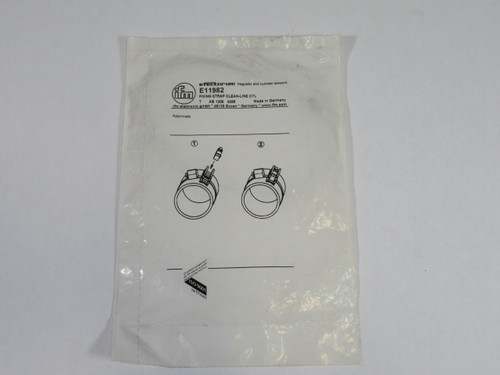 IFM E11982 Clean Line Cylinder Fixing Strap ! NWB !