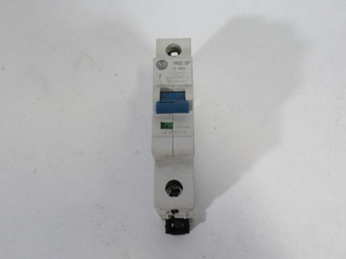 Allen-Bradley 1492-SPM1C100 Series D Circuit Breaker 1 Pole 10A 230VAC USED