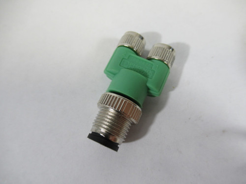 Phoenix Contact 1683471 Y Connector 1 Male 2 Female Connections 3 Pos USED