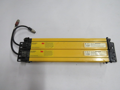STI MS4800S-30-320 Light Curtain Transmitter & Receiver 0.3-20m Range USED
