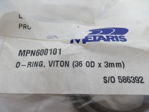 Metaris MPN600101 Viton Piston Cap O-Ring 36mmOD 3mmW 2-Pack ! NWB !